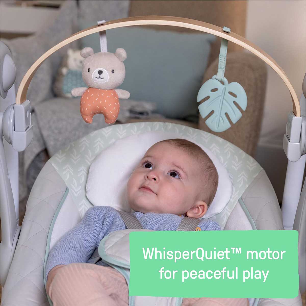 Ingenuity™ Ljuljaška za bebe Swing-n-Go Cosy Spot USB kabl 16968 - dodatni pogled