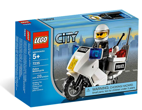 LEGO® City Policajac na motociklu LE7235 - dodatni pogled