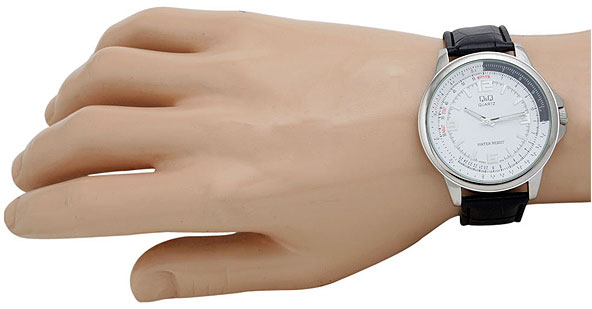 Q&Q Muški Ručni Sat sa Kožnom Narukvicom KW82J304Y - dodatni pogled