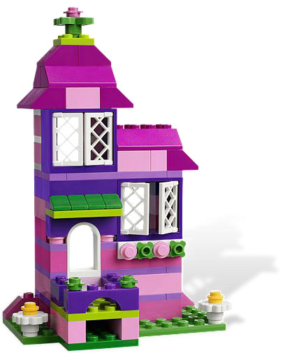 LEGO® Bricks and More Kocke - Ružičasta Kutija sa Kockama LE4625 - dodatni pogled