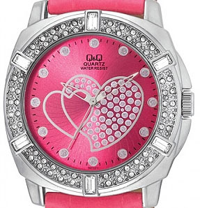 Ženski Ručni Sat sa Kožnom Narukvicom Q&Q GS93J312Y - dodatni pogled