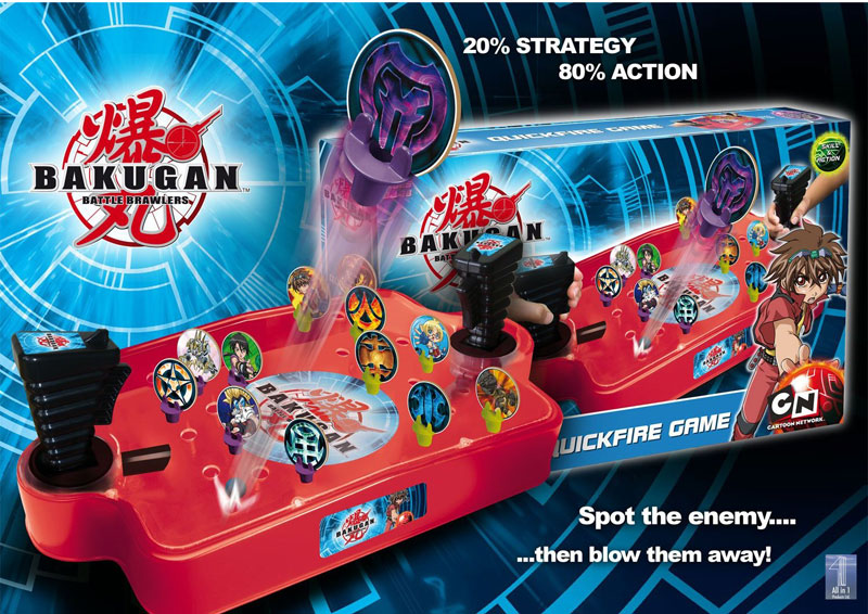 Bakugan Akciona Pucačka Igra za Dvoje Pressman 05-831 - dodatni pogled