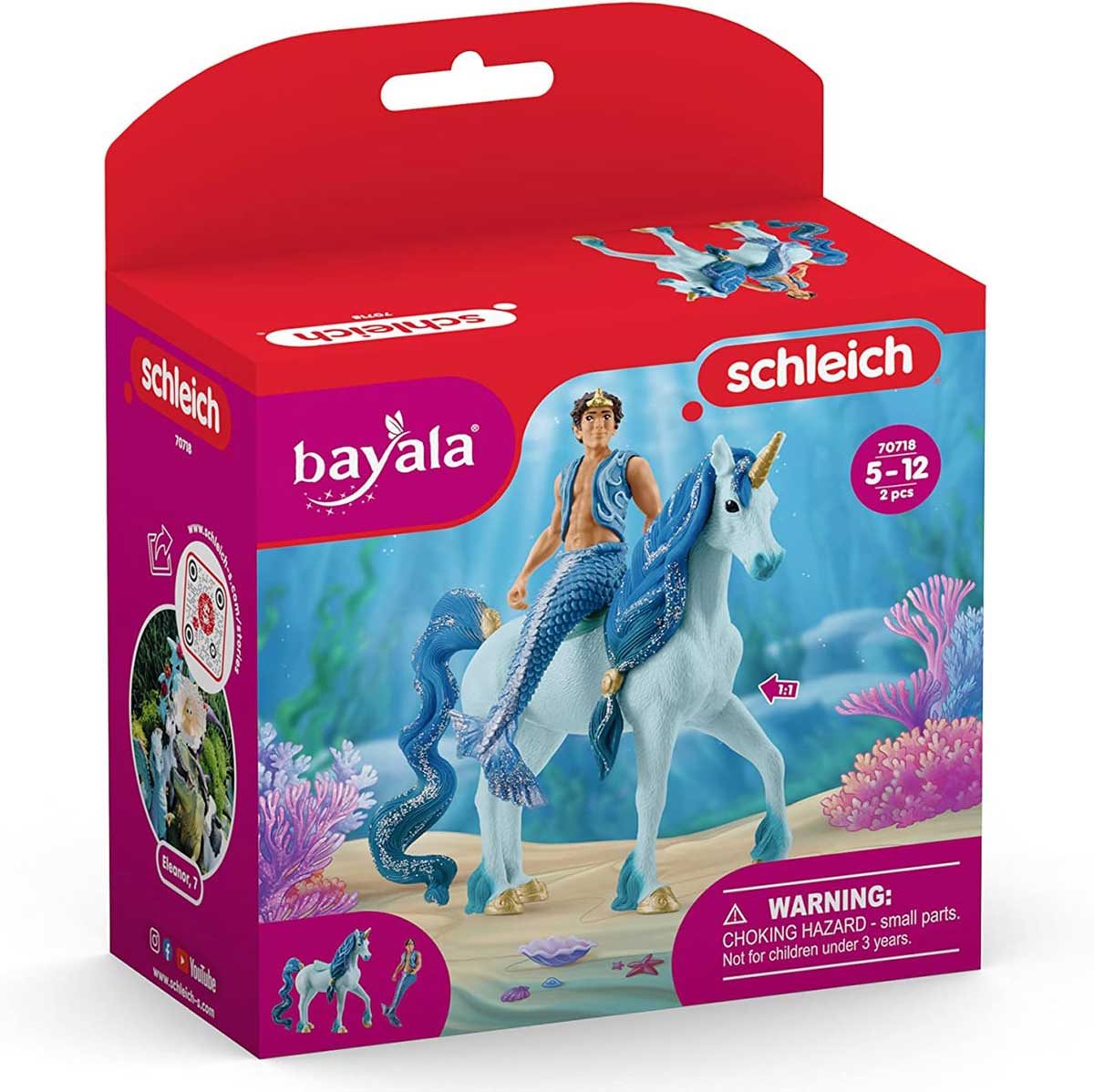 Schleich® BAYALA® Figure Siren-čovek Aryon i jednorog 70718 - dodatni pogled