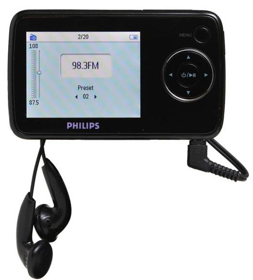 Philips audio - video MP4 player 4GB - dodatni pogled