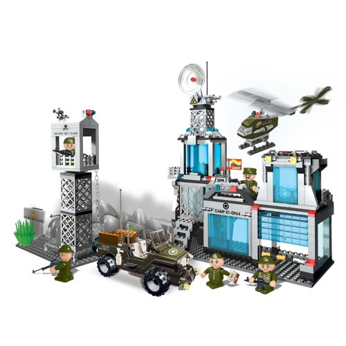 BanBao kocke Vojna baza 8245 - dodatni pogled