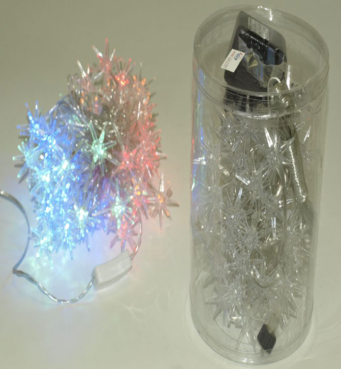 Novogodišnja Svetleća Dekoracija Zvezde 50 Lampica - dodatni pogled