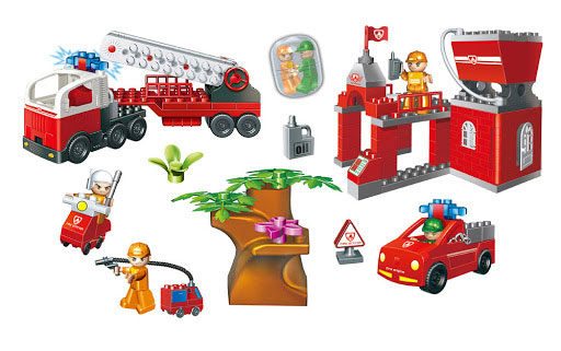 BanBao Vatrogasci u kantici 8961 - dodatni pogled