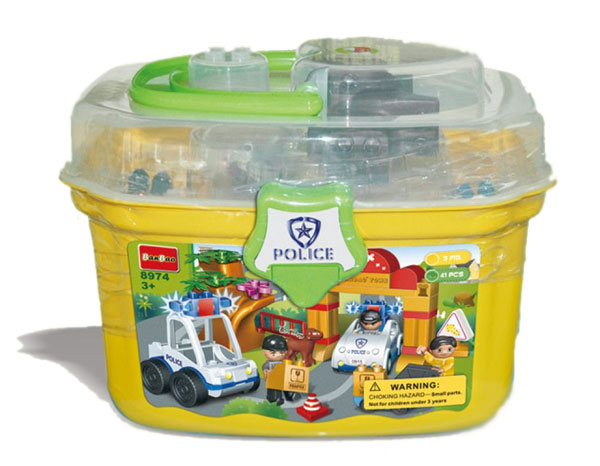 BanBao Policijski set u kantici 8974 - dodatni pogled
