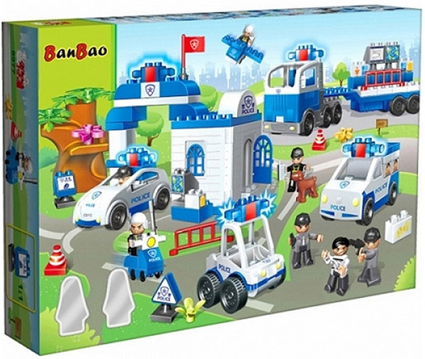 BanBao kockice Policijska stanica 8977 - dodatni pogled