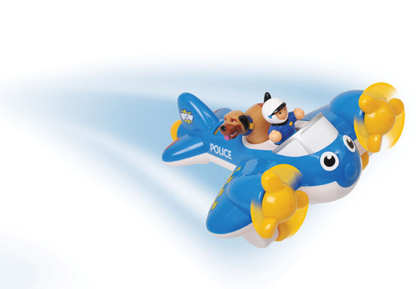 WOW Igračka Policijski Avion Pete 6230155 - dodatni pogled