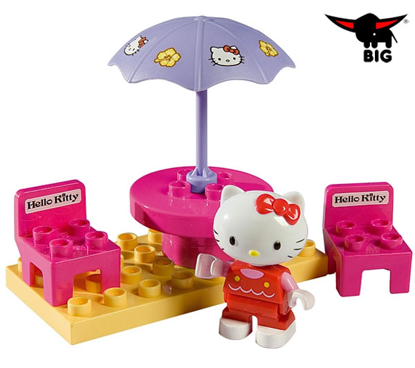PlayBIG Kocke Hello Kitty Mini Set Suncobran i Stočić 6030937 - dodatni pogled
