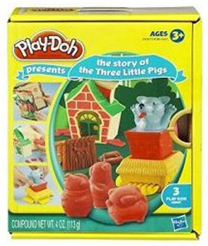Hasbro Play-doh plastelin set Bajke - Tri praseta 24396 - dodatni pogled