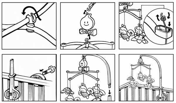 KsKids Pčelice - muzička igračka za krevetac KA10322 - dodatni pogled