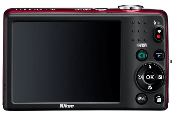 Nikon CoolPix L26 digitalni fotoaparat Crveni 16771 - dodatni pogled