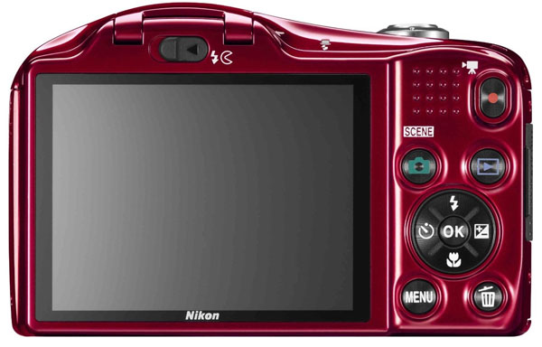 Nikon CoolPix L610 digitalni fotoaparat Crveni 16974 - dodatni pogled