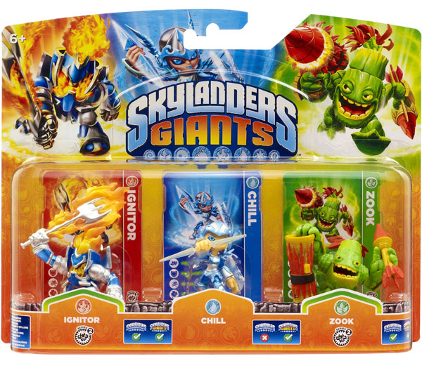 Skylanders GIANTS Triple Pack B 84528EU - dodatni pogled