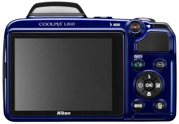 Nikon Digitalni Fotoaparat CoolPix L810 Plavi 16777 - dodatni pogled