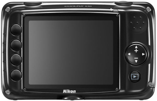Nikon Digitalni Fotoaparat CoolPix S30 Crni 16797 - dodatni pogled
