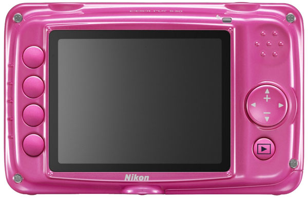Nikon Digitalni Fotoaparat CoolPix S30 Pink 16799 - dodatni pogled