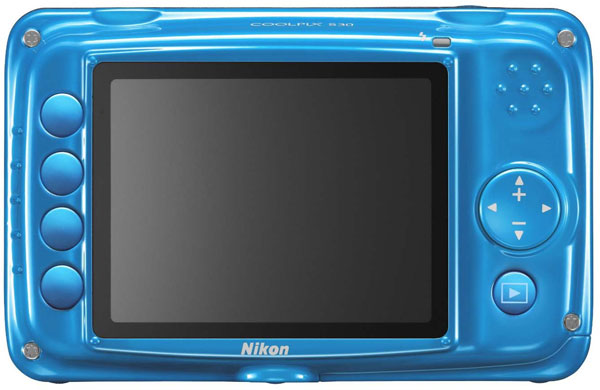Nikon Digitalni Fotoaparat CoolPix S30 Plavi 16798 - dodatni pogled