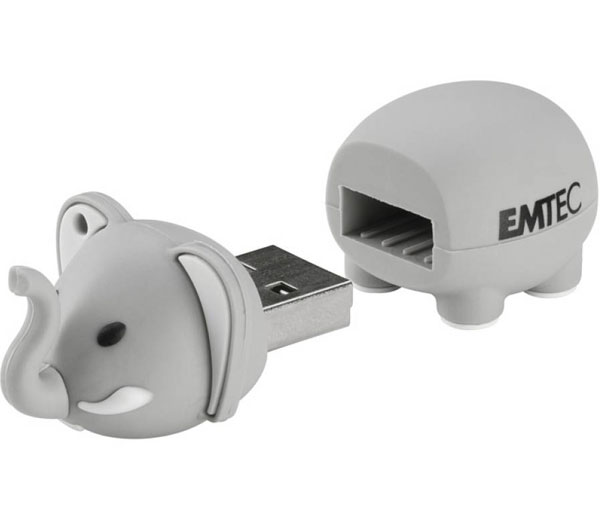 Emtec USB 2.0 Refill M323 4GB Slon 70085 - dodatni pogled