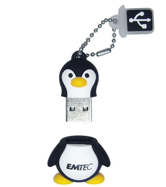 Emtec USB 2.0 Refill M314 4GB Pingvin 70011 - dodatni pogled