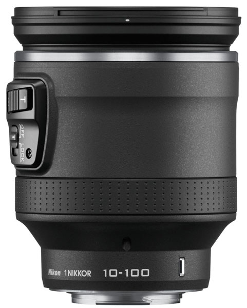 Nikon 1 objektiv 10-100mm f/4.5-5.6 Crni PD-Zoom VR Nikkor 16704 - dodatni pogled
