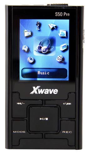 Xwave S-50 - MP3 / MP4 player - Black - dodatni pogled