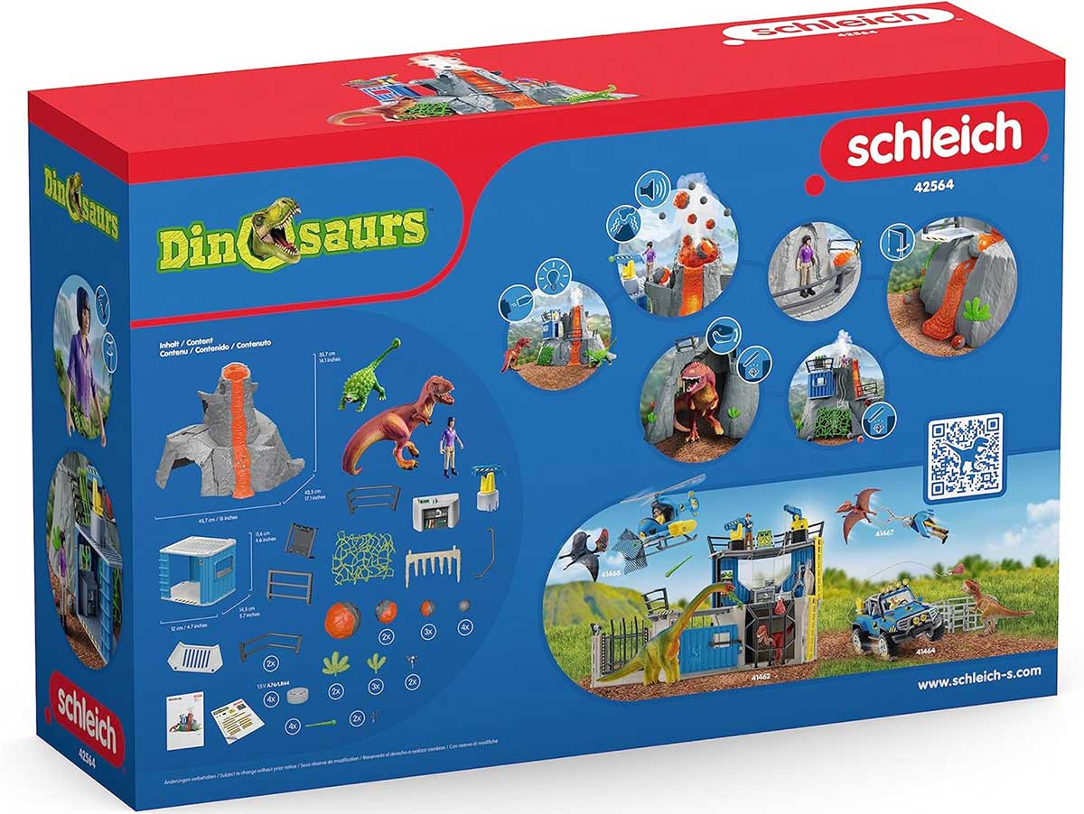 Schleich® figure Dinosaurusi - Vulkanska ekspedicija 42564 - dodatni pogled