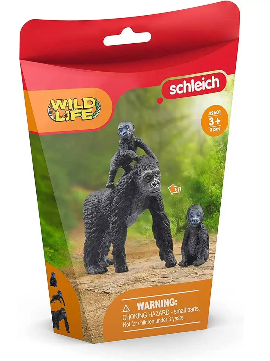 Schleich® Figure Divlje životinje Porodica gorila 42601
