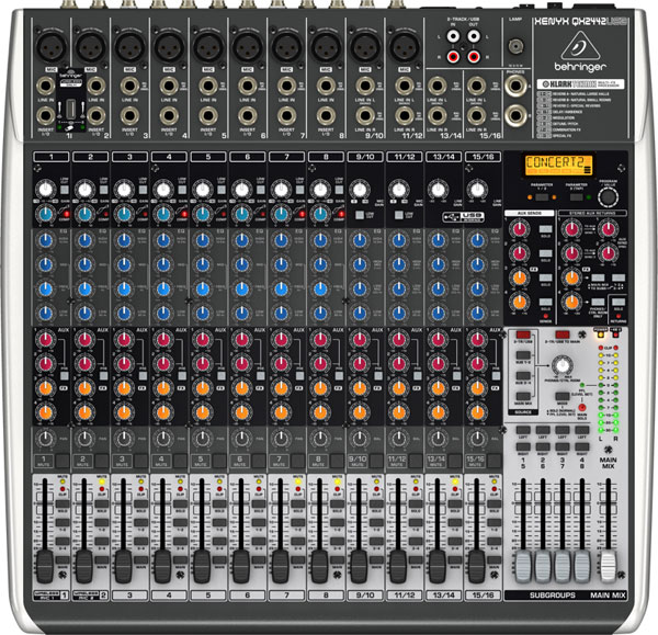 Behringer Xenyx QX2442USB - Mikseta - dodatni pogled