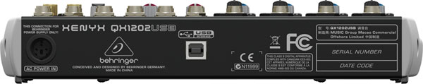 Behringer Xenyx QX1202USB - Mikseta - dodatni pogled