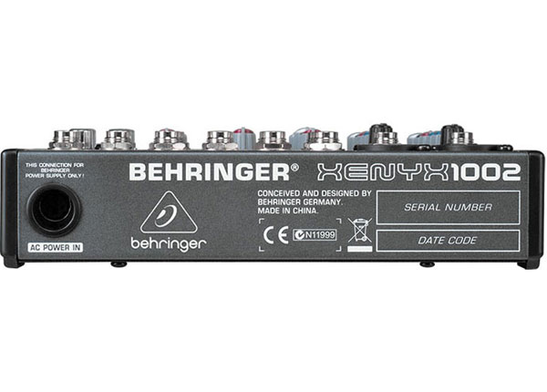 Behringer Xenyx 1002 - Mikseta - dodatni pogled