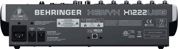 Behringer Xenyx X1222USB - Mikseta - dodatni pogled