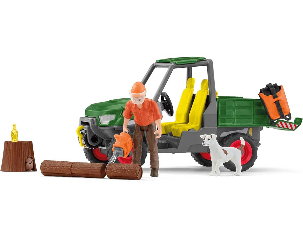 Kamionet za rad u šumi i figure drvoseče i psa Schleich® 42659 - dodatni pogled
