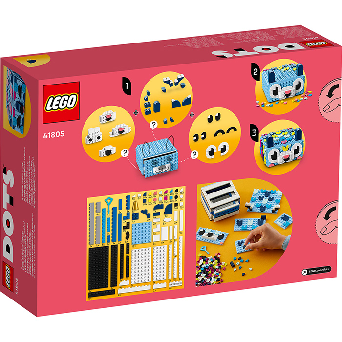 LEGO® DOTS Kocke Fioka za dizajniranje Animals 41805 - dodatni pogled