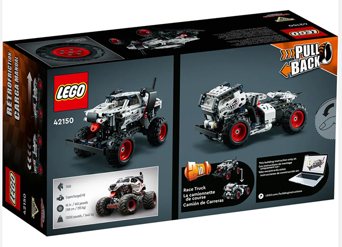 LEGO® Technic™ Kocke Vozilo Monster Jam™ Monster Mutt™ Dalmatian 42150 - dodatni pogled