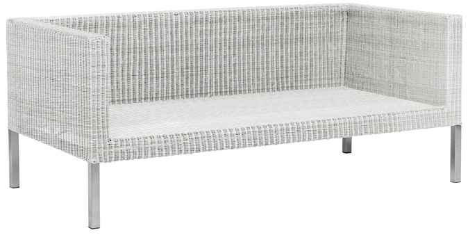 Lounge Set Oregano Vanila White - 2 Fotelje + Dvosed + Sto + Jastuci - dodatni pogled