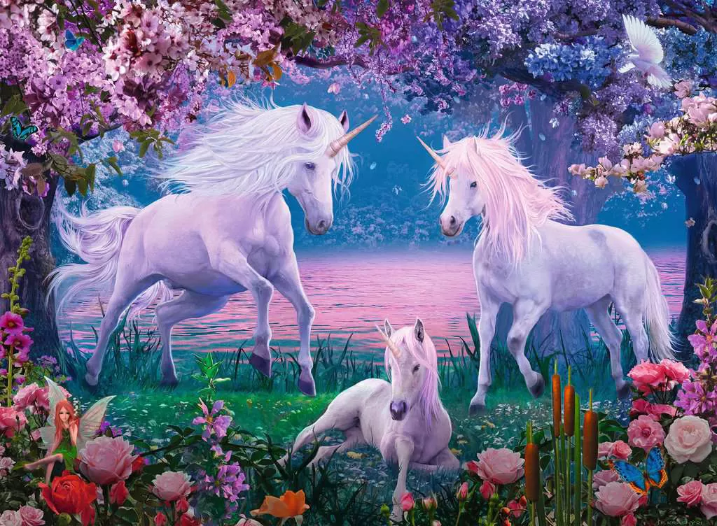 Ravensburger Puzzle slagalica 100 XXL delova Jednorozi 13347