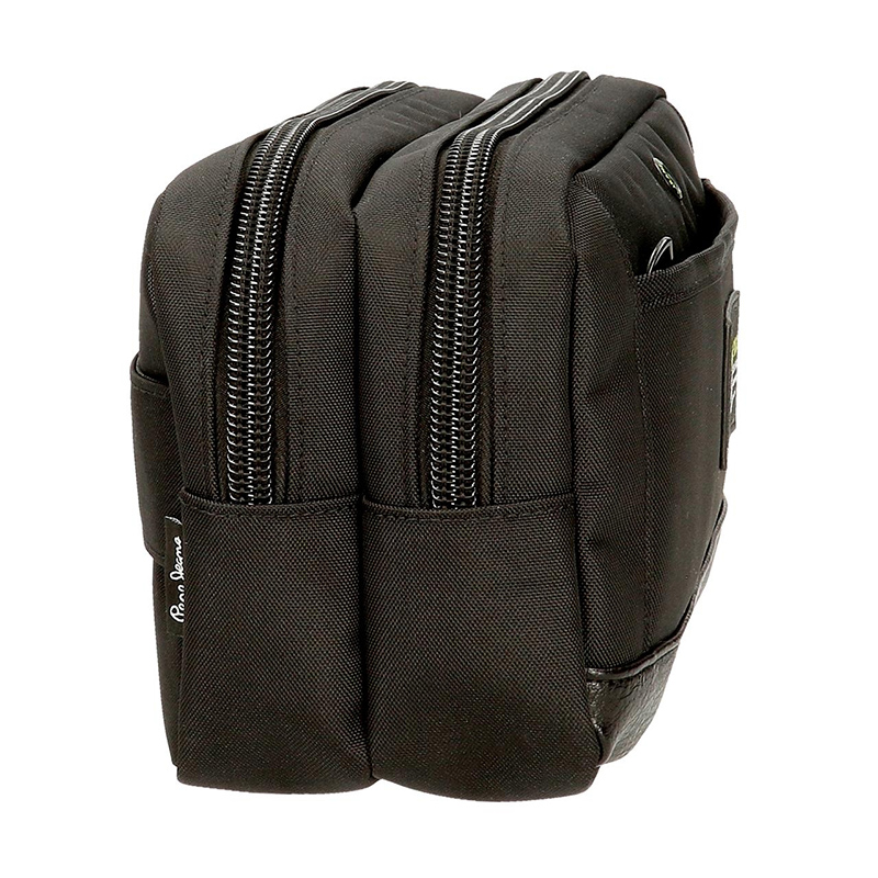 Muški kozmetički neseser sa dve pregrade Pepe Jeans Leighton black 77844 - dodatni pogled