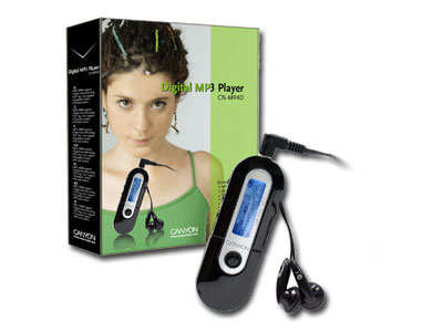 Canyon CN-MP4DE - MP3-WMA player sa diktafonom i FM prijemnikom - 512 MB - dodatni pogled
