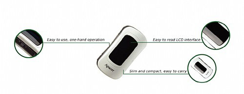 Apacer AudioSteno AU521 - 1 GB - dodatni pogled