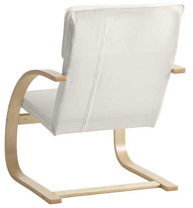 Fotelja Carmina2 Bela Pamuk - dodatni pogled