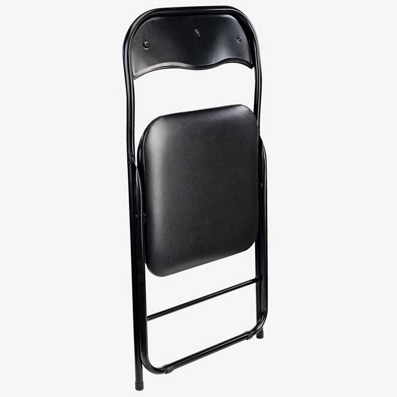 Sklopiva stolica Tom crna - dodatni pogled