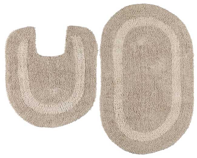 Set prostirki za kupatilo 2 komada Loara - dodatni pogled