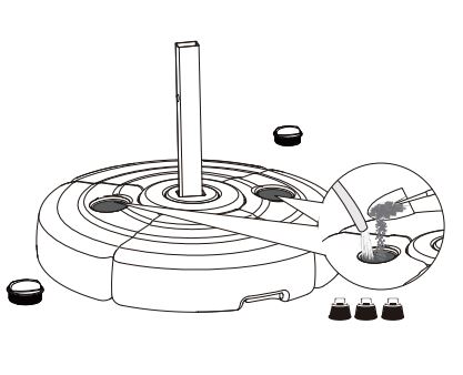 Viseći Banana Suncobran - dodatni pogled
