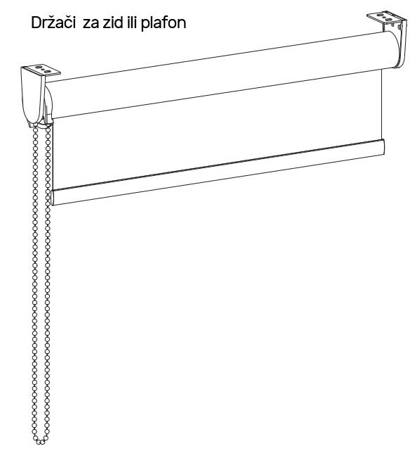 Roletna Morgan 140x170cm prljavo bela - dodatni pogled