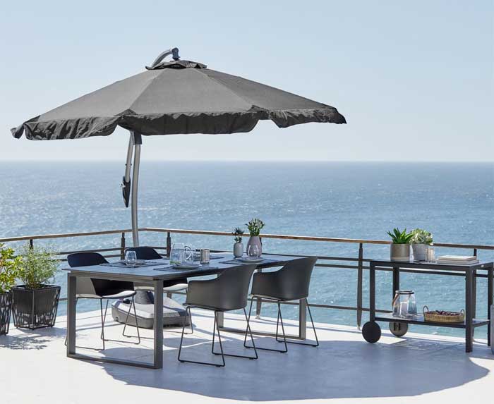 Viseći suncobran 300cm alu - dodatni pogled