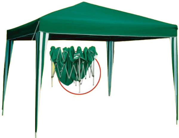 Paviljon Paros 3 x 3 m Green - dodatni pogled