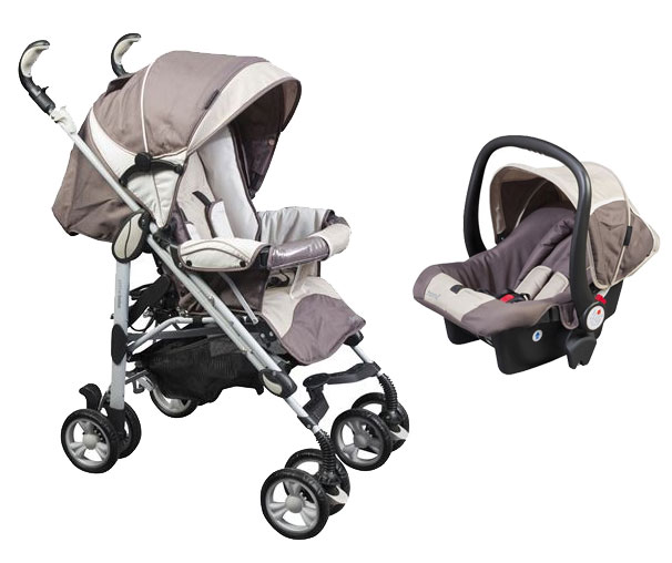 Primebebe Duo Kolica Smart Brown - dodatni pogled